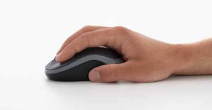 Detalle del mouse Logitech MK270