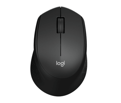 Logitech M280 — Mouse inalámbrico negro — vista principal